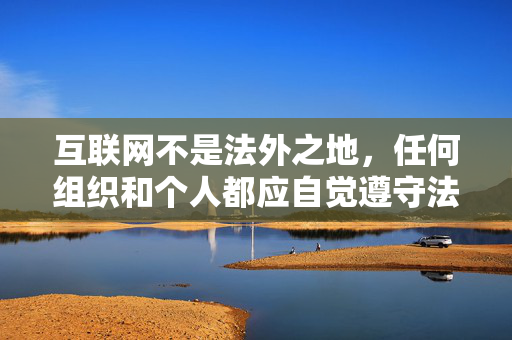 互联网不是法外之地，任何组织和个人都应自觉遵守法律法规，坚决抵制色情、低俗等不良信息。我们应当积极健康地利用网络资源，关注有益身心发展的文化、教育、科技等内容，共同营造清朗的网络空间，互联网不是法外之地，共筑清朗网络空间