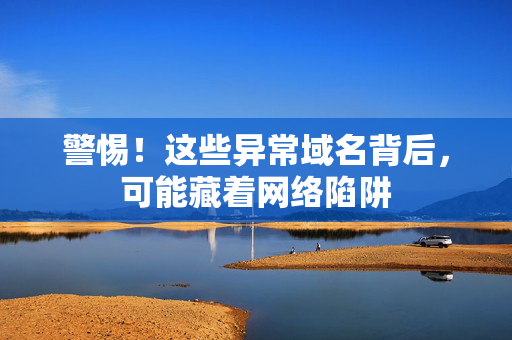 警惕!这些异常域名背后,可能藏着网络陷阱