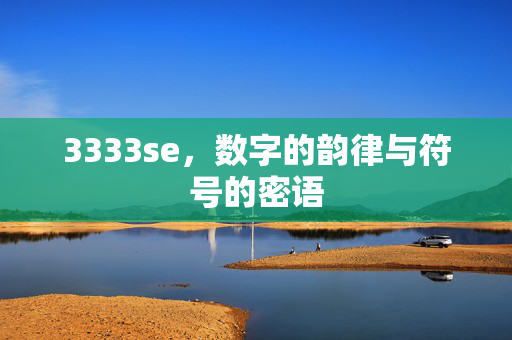 3333se,数字的韵律与符号的密语