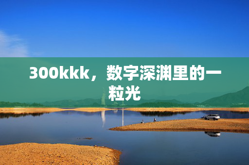 300kkk,数字深渊里的一粒光