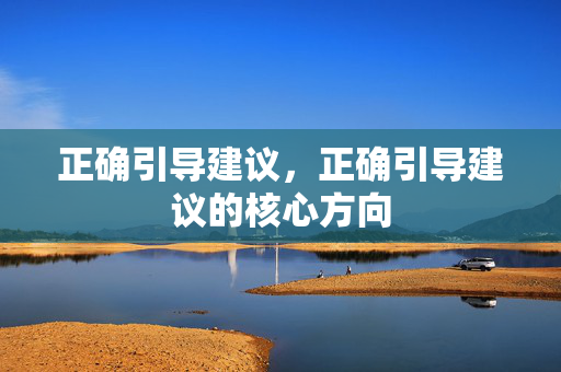 正确引导建议,正确引导建议的核心方向