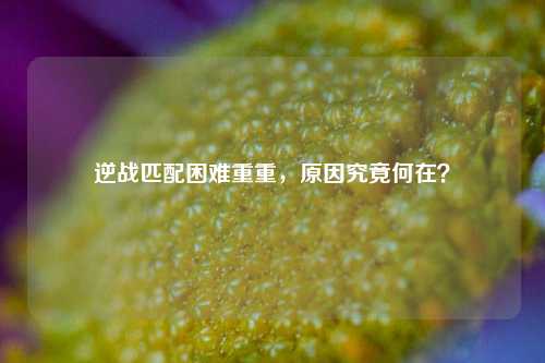逆战匹配困难重重，原因究竟何在？
