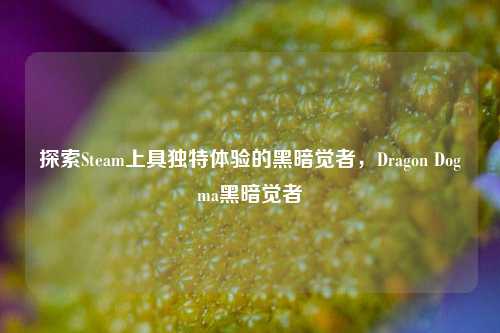 探索Steam上具独特体验的黑暗觉者,Dragon Dogma黑暗觉者