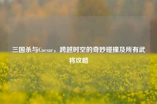 三国杀与Caesar，跨越时空的奇妙碰撞及所有武将攻略