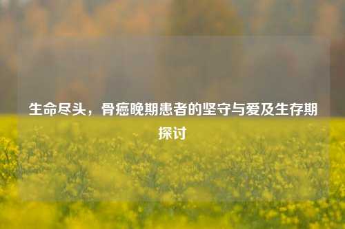 生命尽头，骨癌晚期患者的坚守与爱及生存期探讨