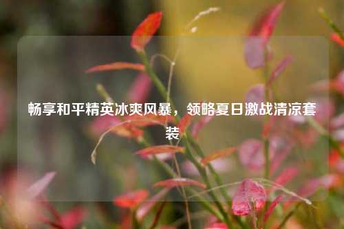 畅享和平精英冰爽风暴,领略夏日激战清凉套装