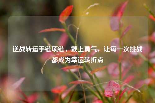 逆战转运手链项链,戴上勇气,让每一次挑战都成为幸运转折点
