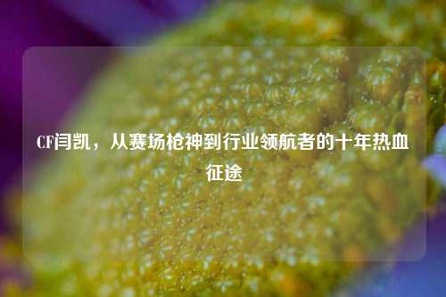 CF闫凯,从赛场枪神到行业领航者的十年热血征途