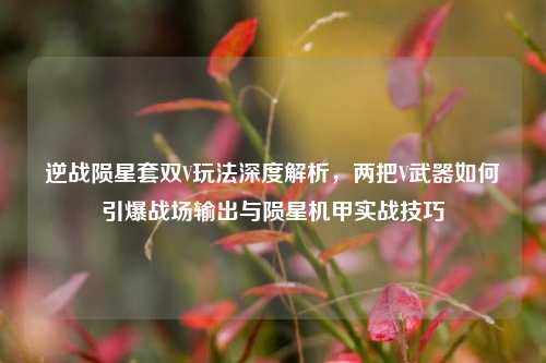 逆战陨星套双V玩法深度解析，两把V武器如何引爆战场输出与陨星机甲实战技巧