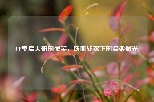 CF奥摩大哥的微笑,铁血战衣下的温柔微光