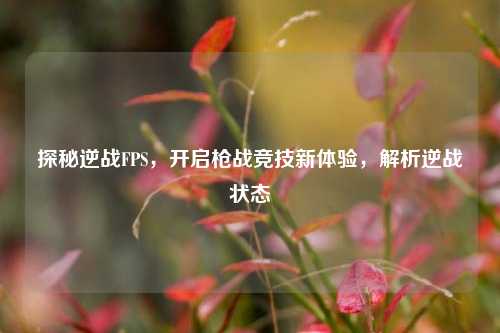 探秘逆战FPS,开启枪战竞技新体验,解析逆战状态