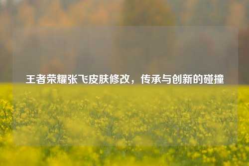 王者荣耀张飞皮肤修改,传承与创新的碰撞